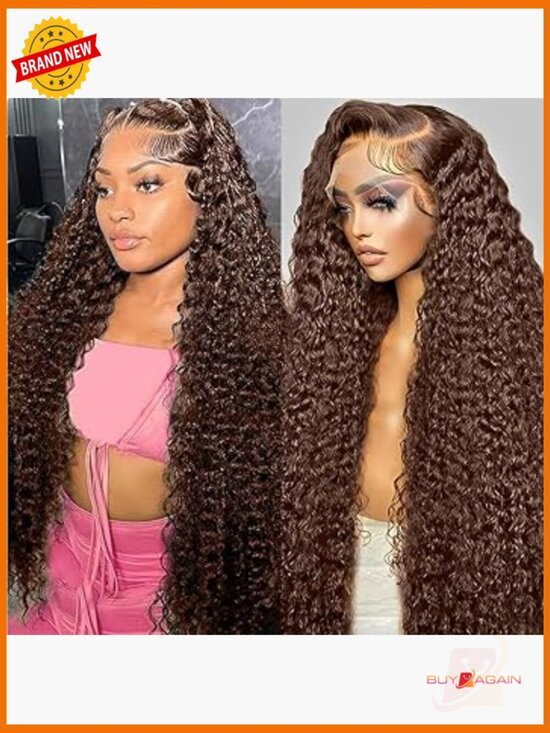 13x6 HD Deep Wave Lace Front Wig Human Hair Pre Plucked 26 Inch main image 6